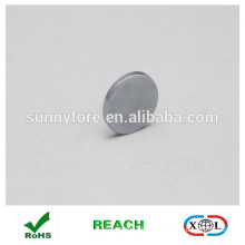 round shape zinc coating refrigerator magnet